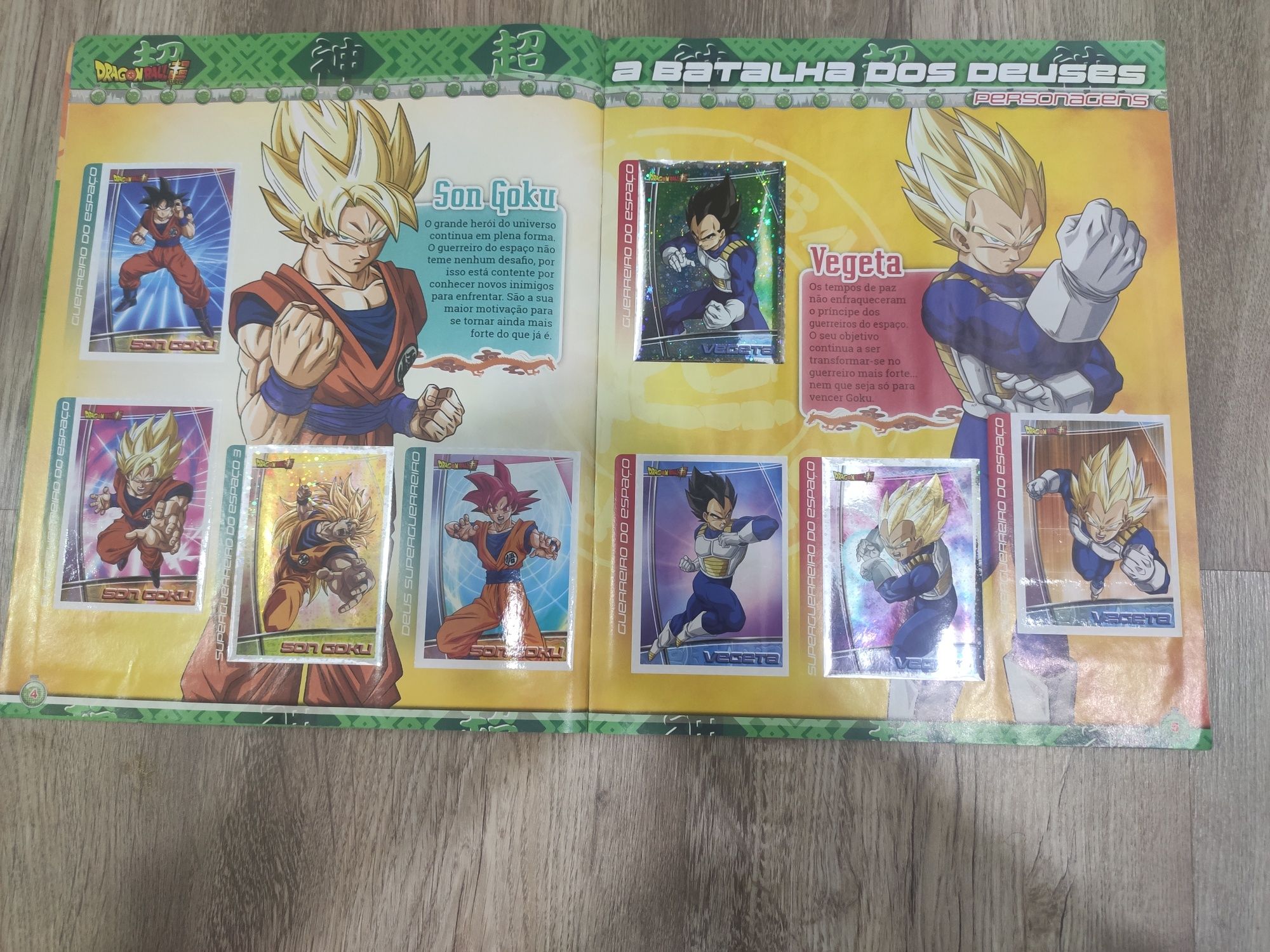 Caderneta Dragon Ball Super completa