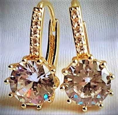 Wiedeński Pierścionek-14K „BRYLANTOWY”  " Swarovski" cz. Kompletu !