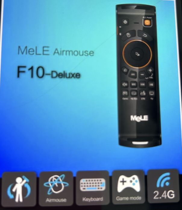 Comando para tv com teclado