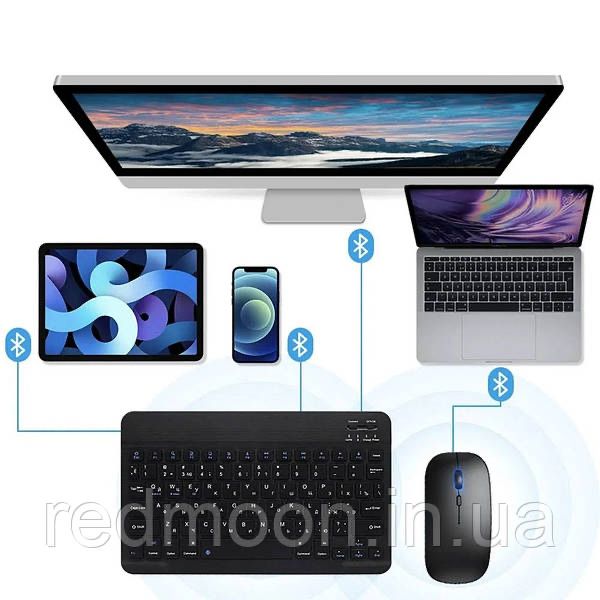 Комплект бездротова Bluetooth клавіатура та мишка