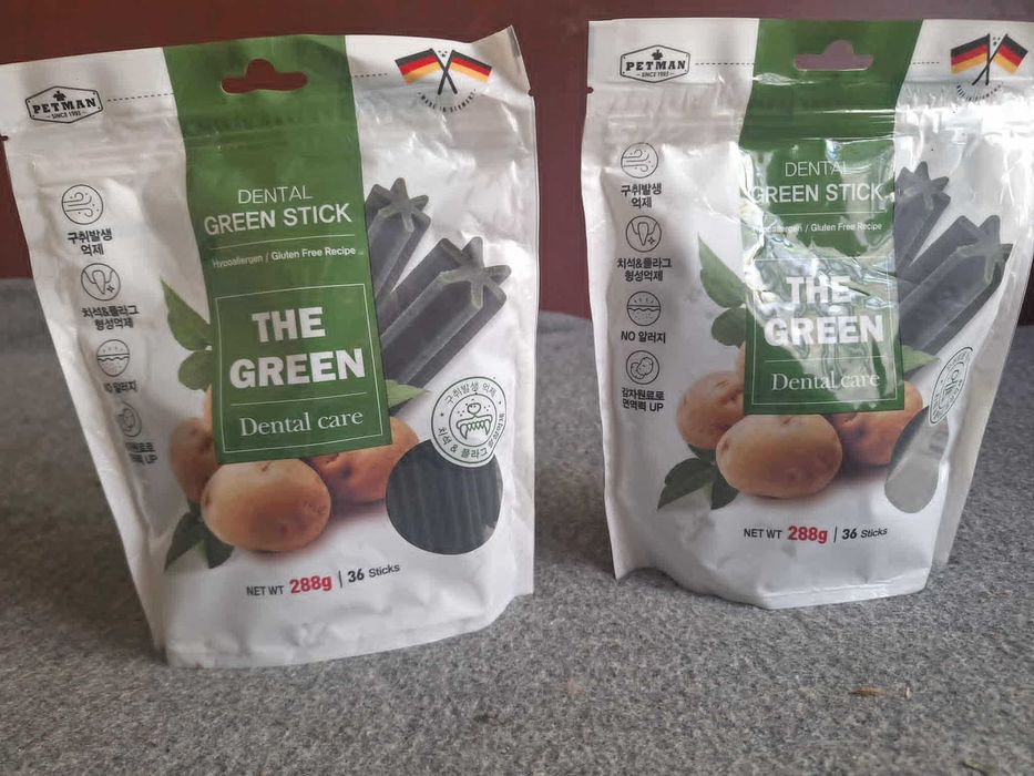 Чистящие палочки для зубов  собак- всех пород 2 уп-ки х 36 шт.