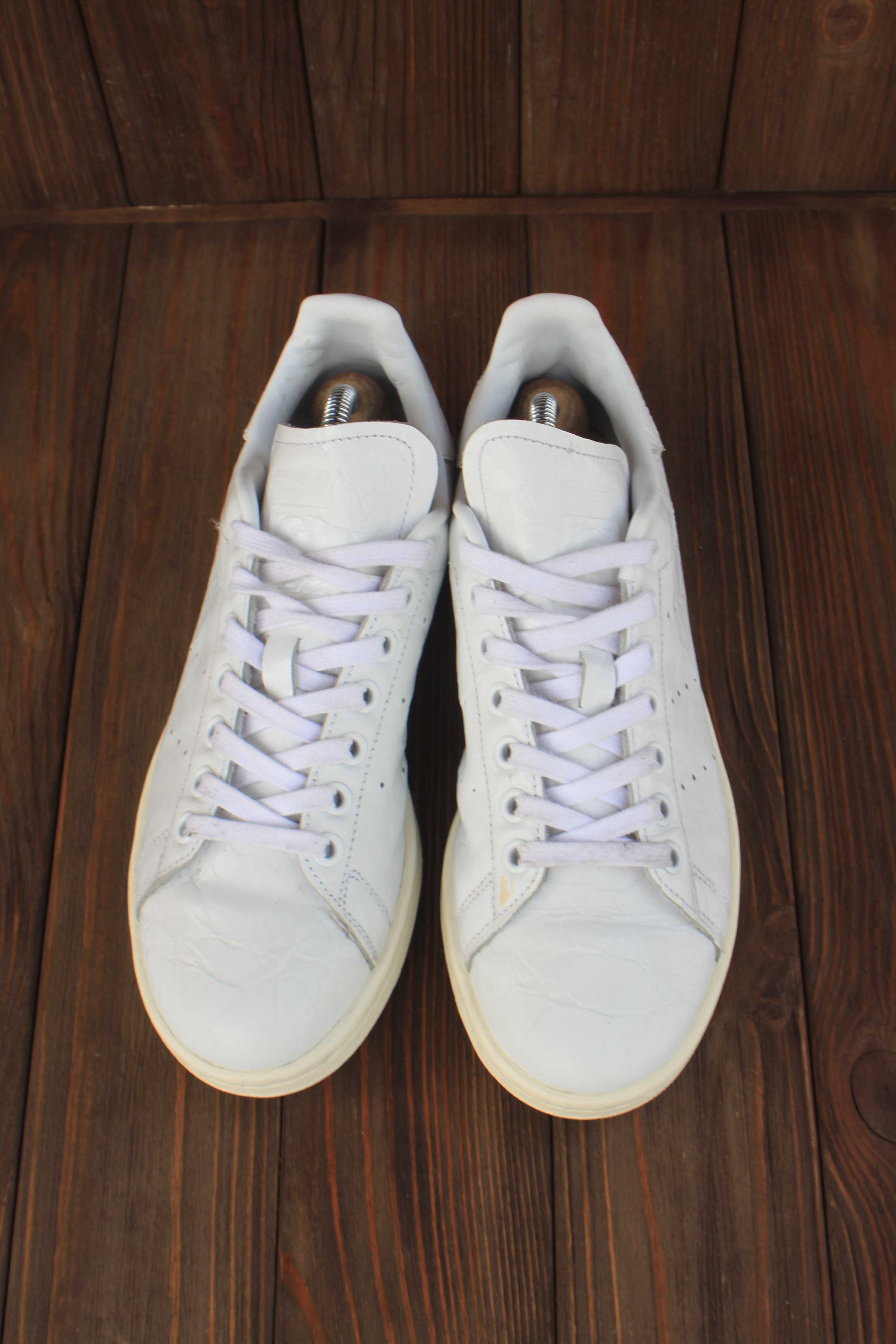 Кроссовки Adidas Stan Smith White Off White кожа оригинал 38,5р кеды