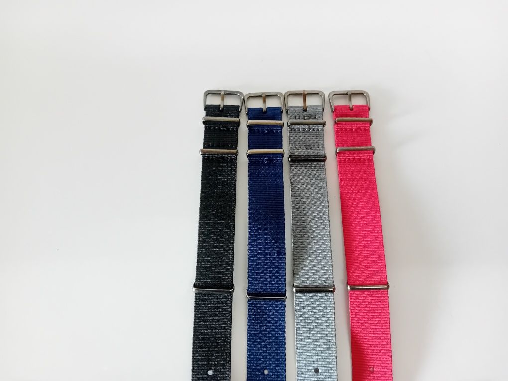 Braceletes Nato Nylon Partes Metálicas Escuras Seiko Citizen Tissot