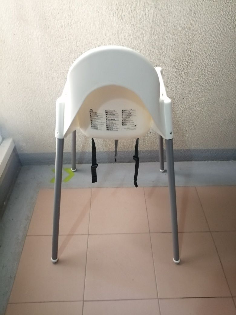 Cadeira alta refeição criança com cinto