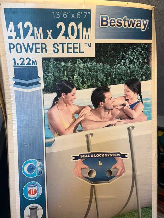 Piscina Bestway Power Steel 4.12m x 2.01m x 1.22m”