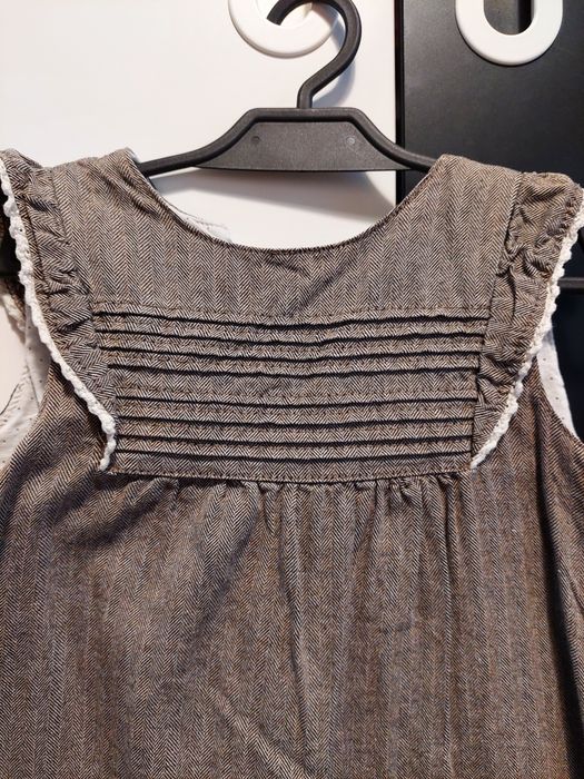 Sukienka rustykalna, boho sukienka dla dziewczynki do sesji na święta