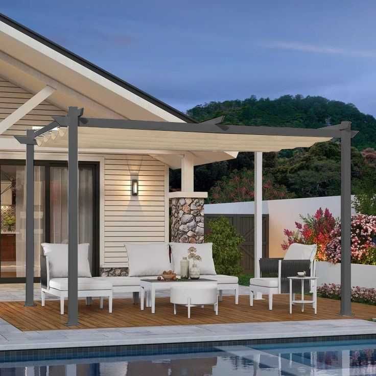 Pergola ogrodowa tarasowa metalowa 3x4 altana zadaszenie KOLORY