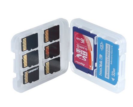 Caixa Cartão SD/Micro SD/Memory Stick PRO DUO