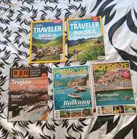 Magazyny podróżnicze 5 sztuk- Podróże, NG traveler, N.P.M.