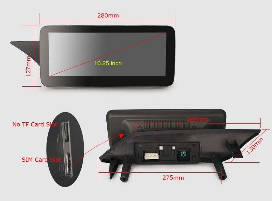 CarPlay Android Radio USB GPS WiFi 4G MP3 MP4 Mercedes E W212 NTG4.0