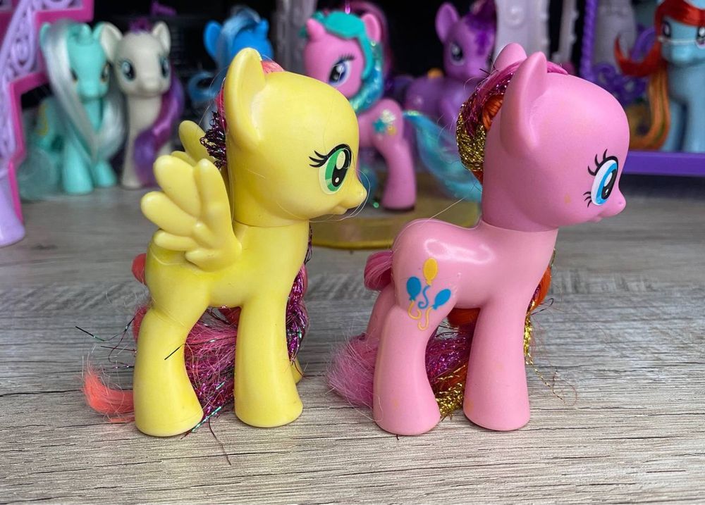 my little pony флаттершай та пінкі пай набір