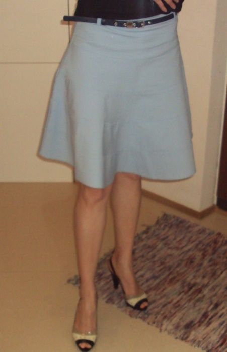 Spódnica Orsay S/36 niebieska, nowa, lato/wakacje/spacer/biuro/praca