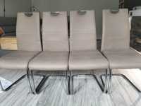 Krzesła z eco skóry - zestaw 4 krzeseł