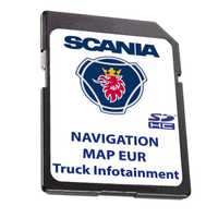 Cartão mapas gps SCANIA Truck Infotainment 7´ Europa 2024 novo