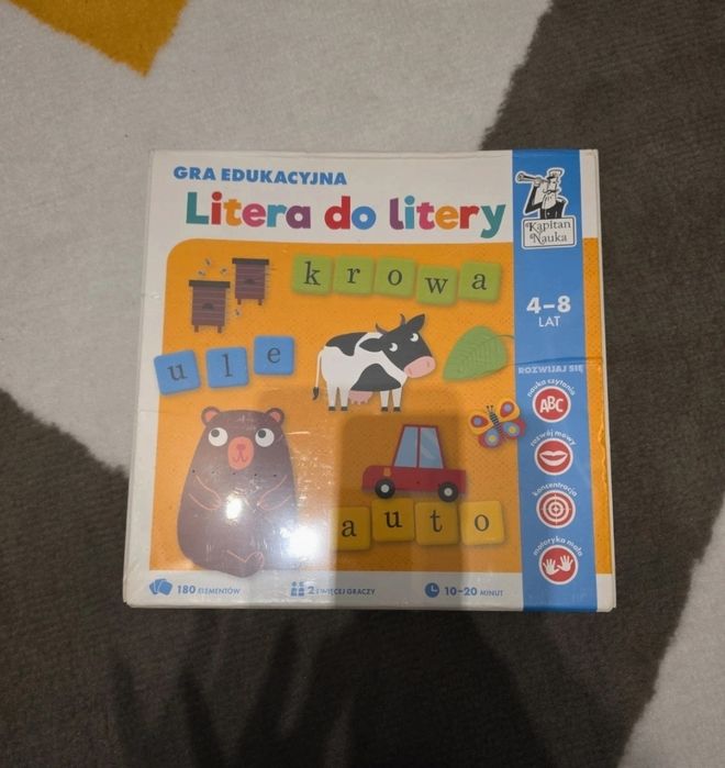 Gra edukacyjna litera do litery kapitan nauka nowa