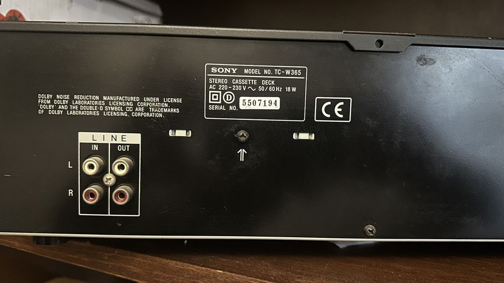 Кассетный магнитофон stereo cassette Deck TC-W 465