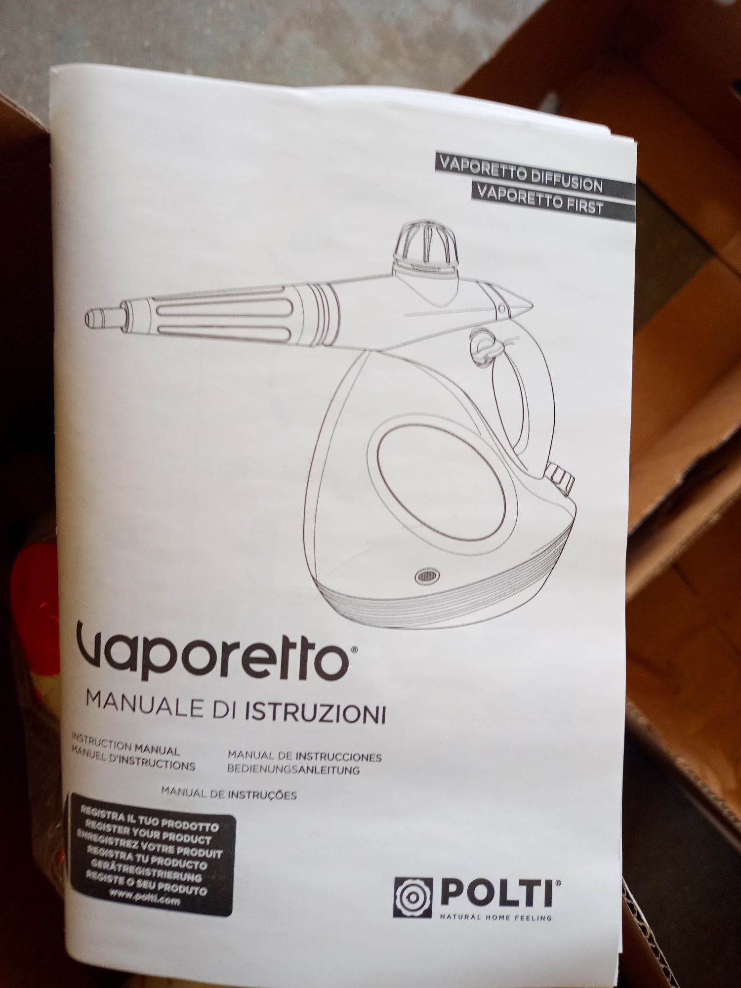 Máquina limpeza vapor nova