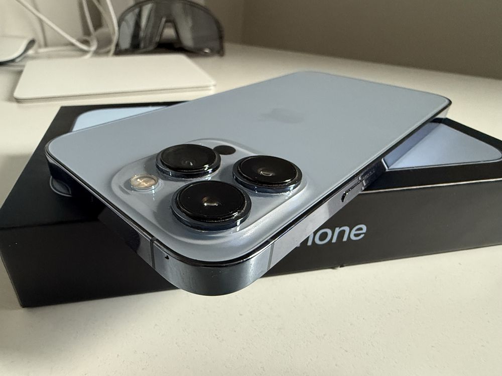 iPhone 13 Pro 128gb Sierra Blue Idealny Bateria 100%