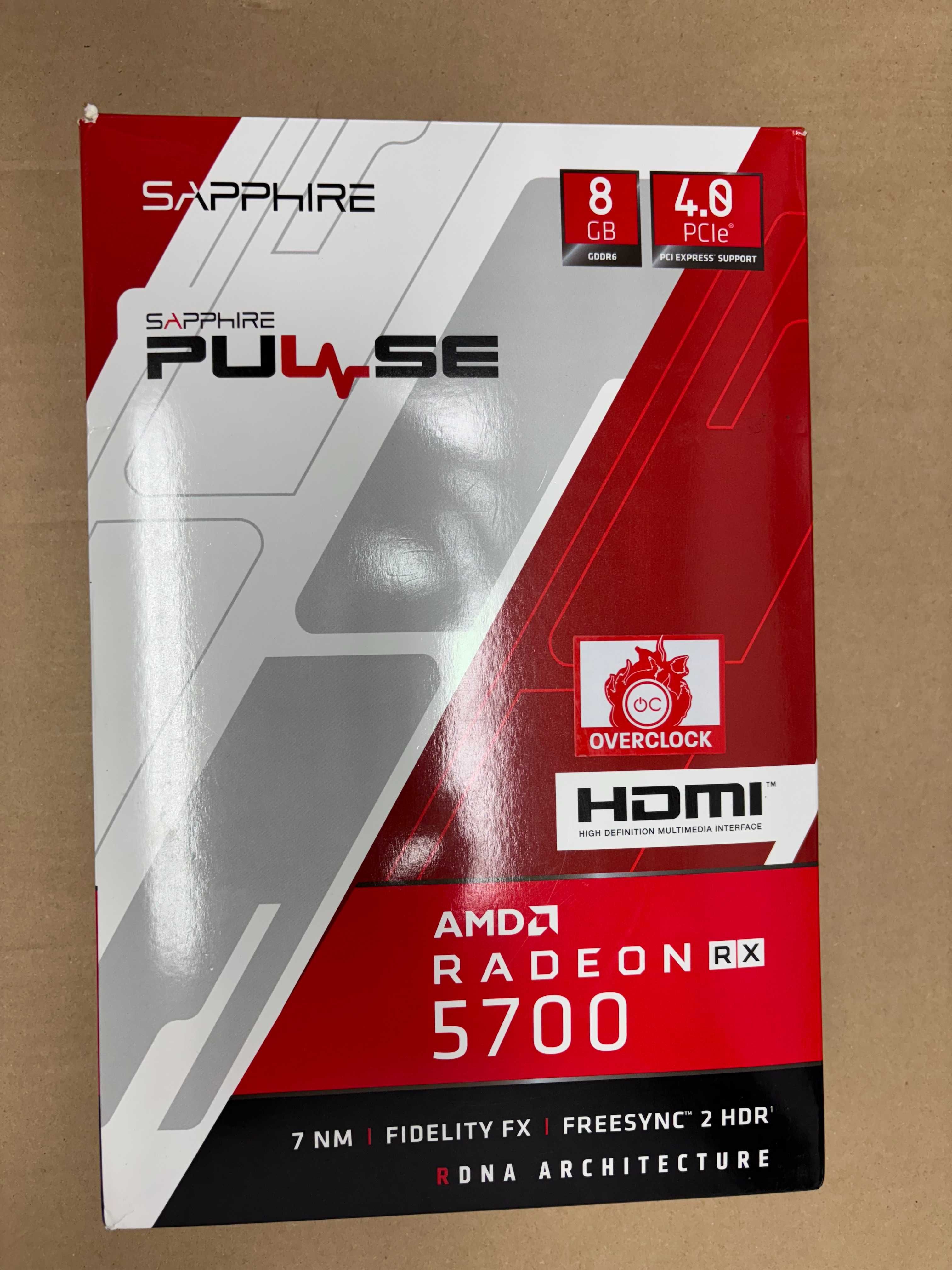 Karta graficzna Sapphire Pulse RX5700 8 GB GDDR6 100% sprawna