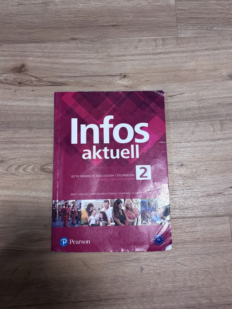 Ksiązka do jezyka niemieckiego infos aktuell 2 pearson