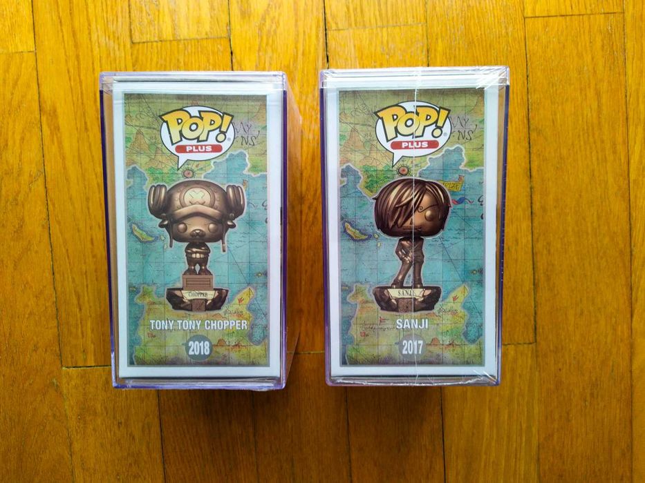 Funko Pop One Piece Sanji 2017 + Chopper 2018