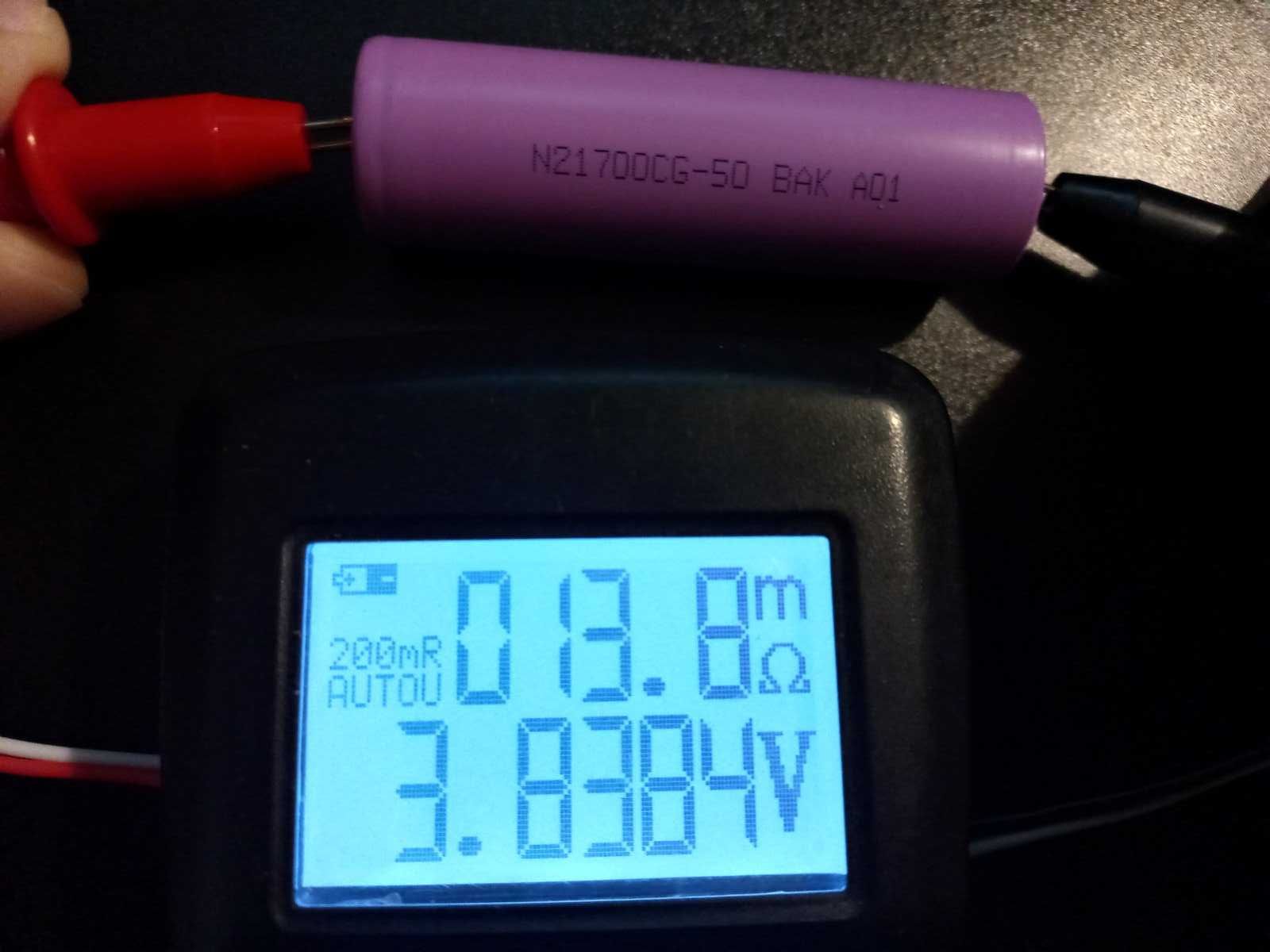 акумулятор BAK 21700 5000mah 2024рік аккумулятор N21700CG-50