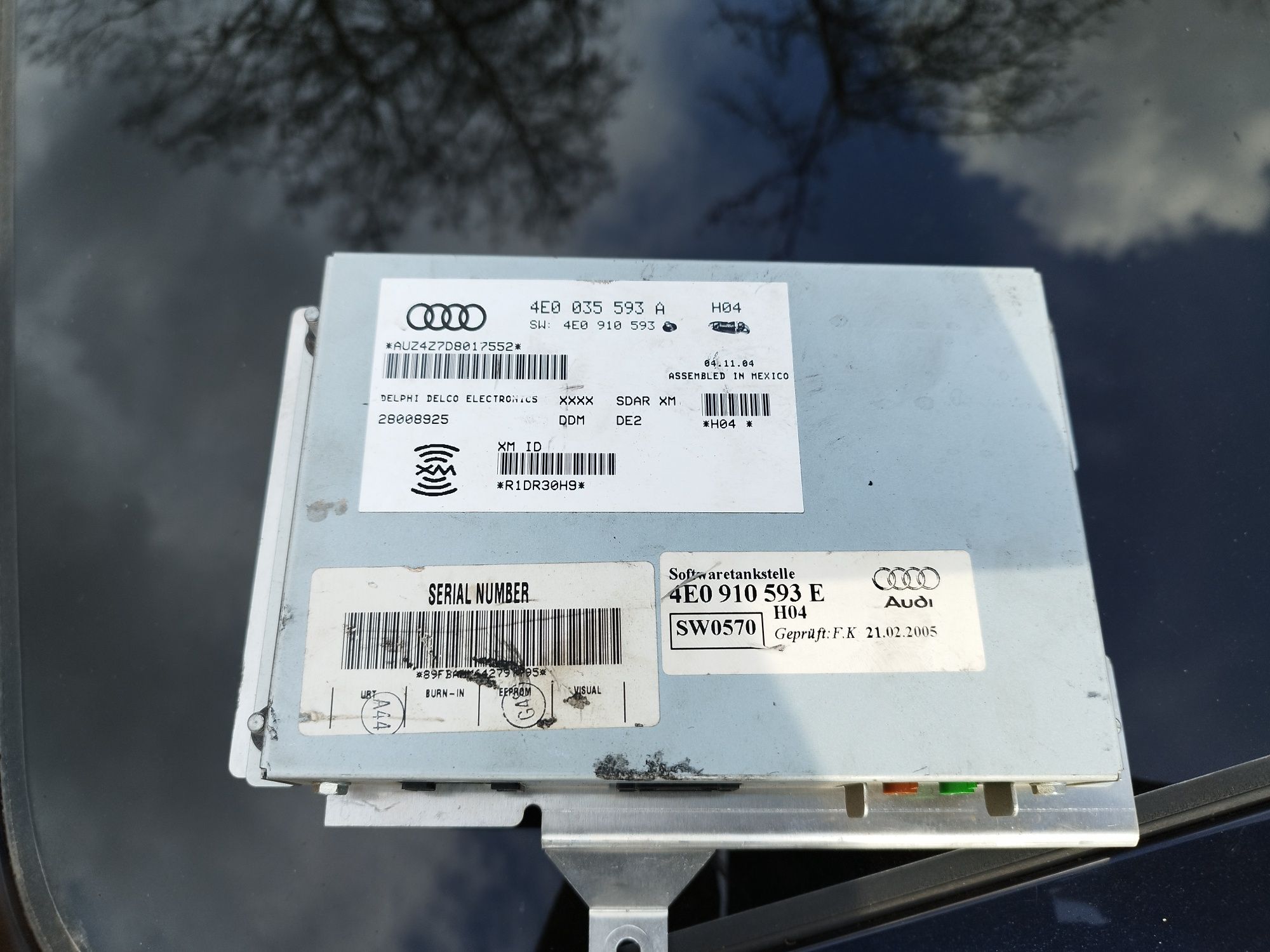 Audi A8 D3 moduł sterownik radia