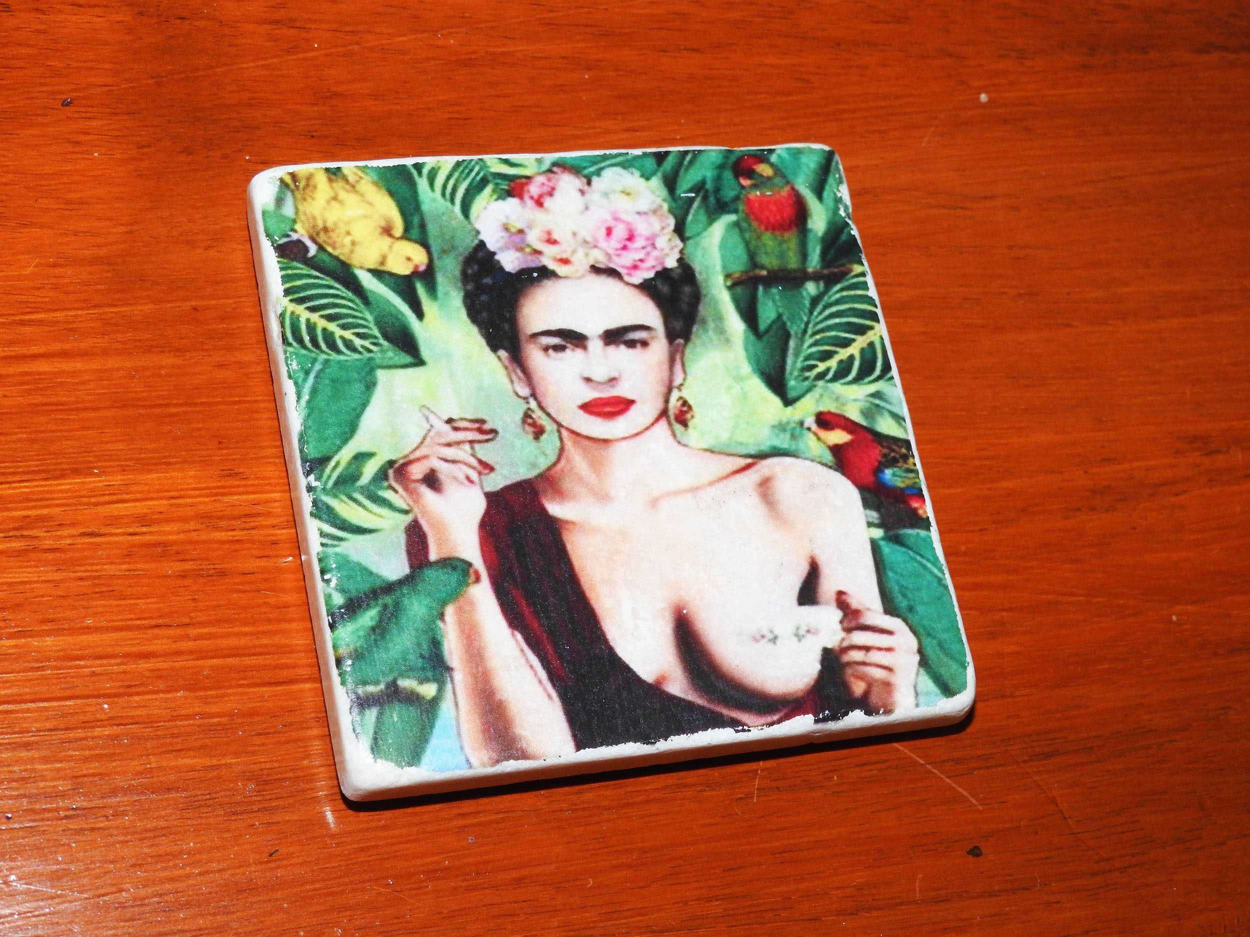 Ceramiczna podkładka pod kubek Frida Kahlo - Meksyk