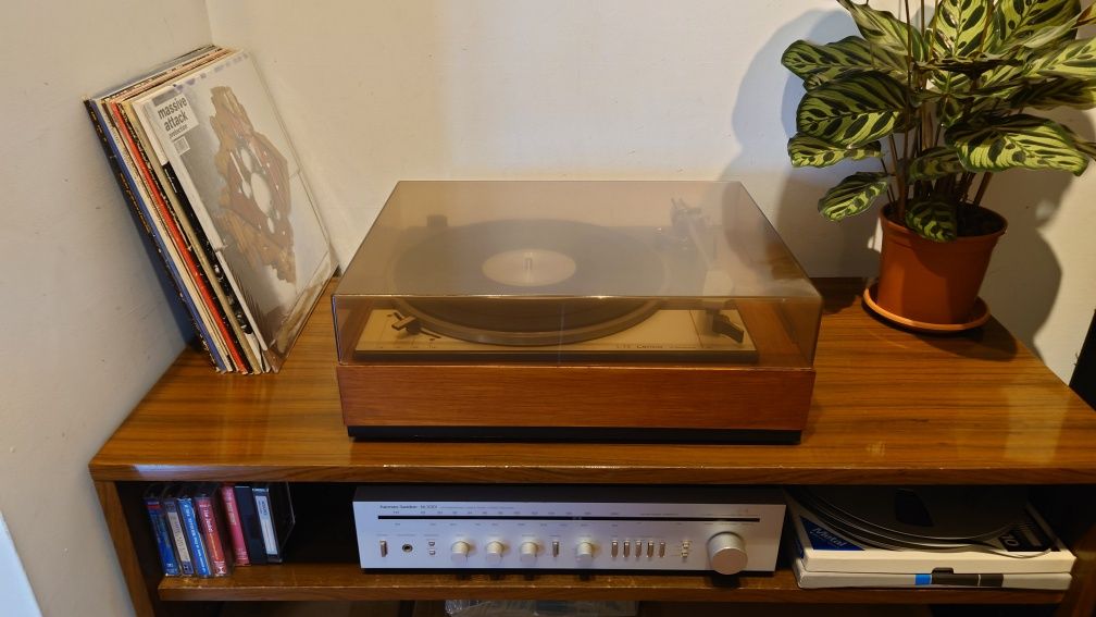 Lenco L75 gramofon manualny, drewno, vintage lata 60te