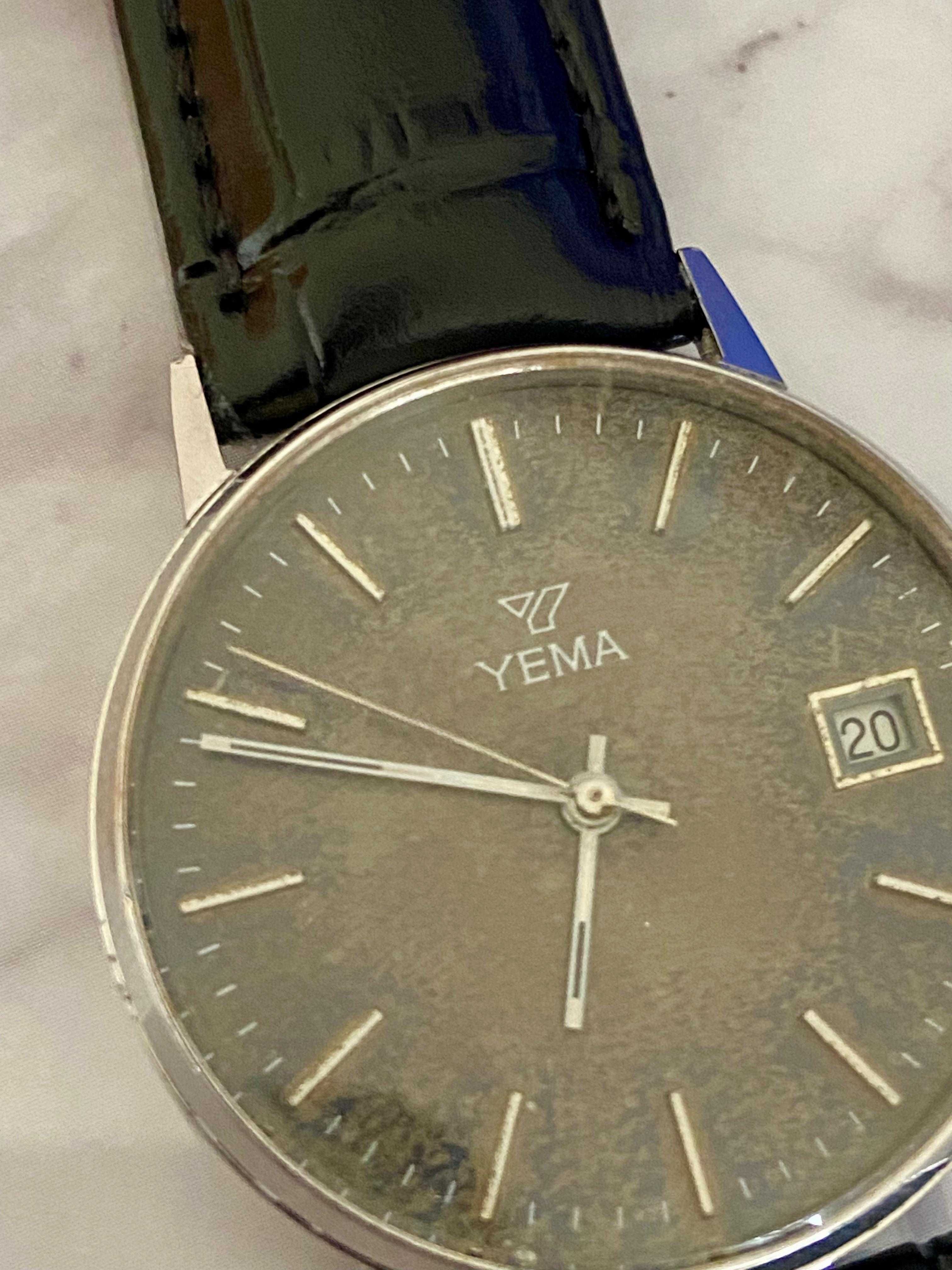 2 Relógios Yema Automático e Corda Manual de Homem