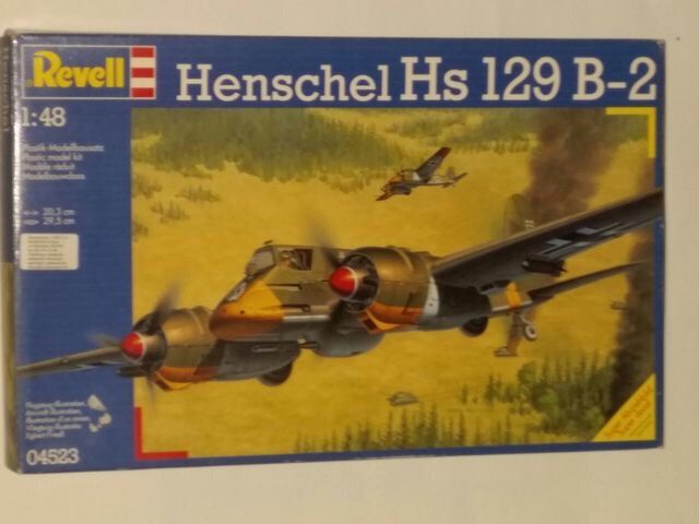 Model samolotu Henschel Ha 129 B-2