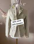 Lniana marynarka żakiet z naturalnego materialu len ramie Vero Moda XS