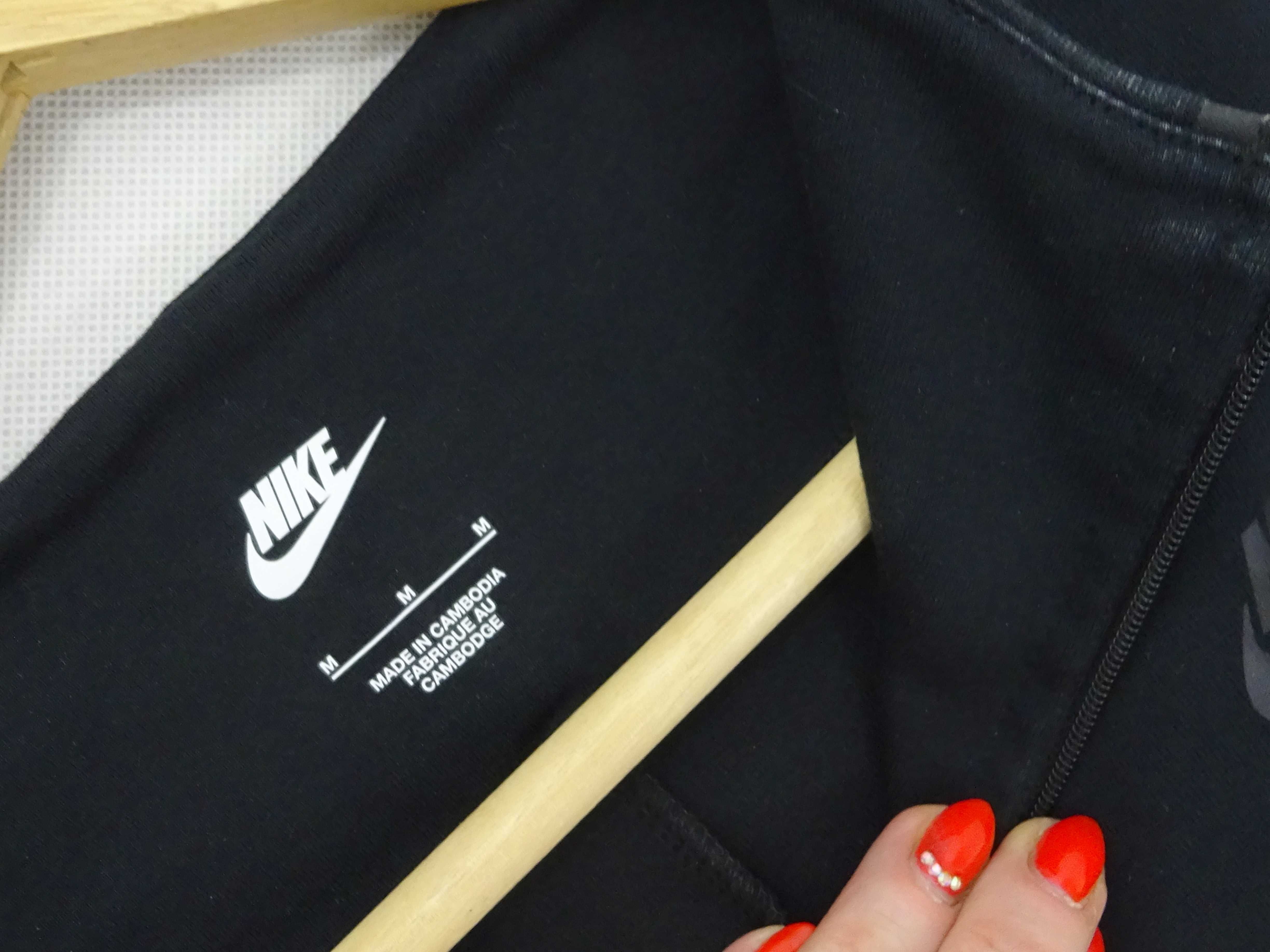 D83 bluzowa sukienka dresowa NIKE rozpinana oversize ściągacz M 38