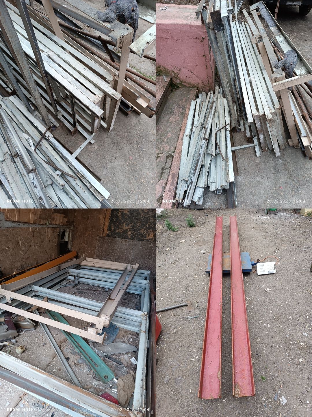 Продам б у металл швеллер уголок