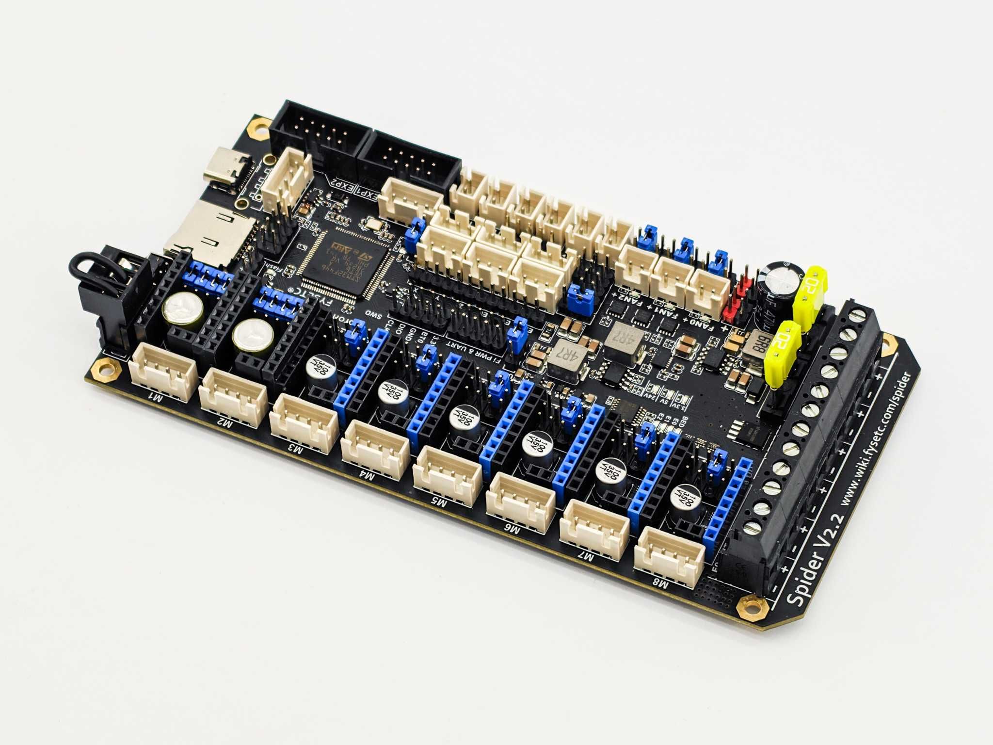 Fysetc Spider 2.2 + Stepstick x8 x2 S2209 v3.1 druk 3d