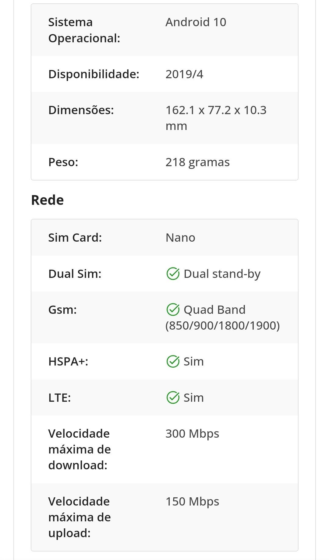 Smartphone umidigi nfc