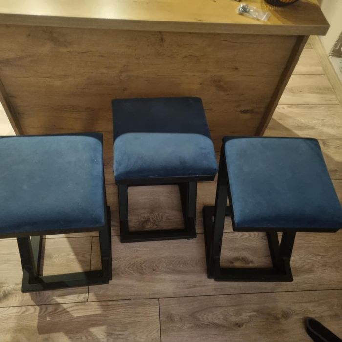 Hokery zestaw 3 sztuki