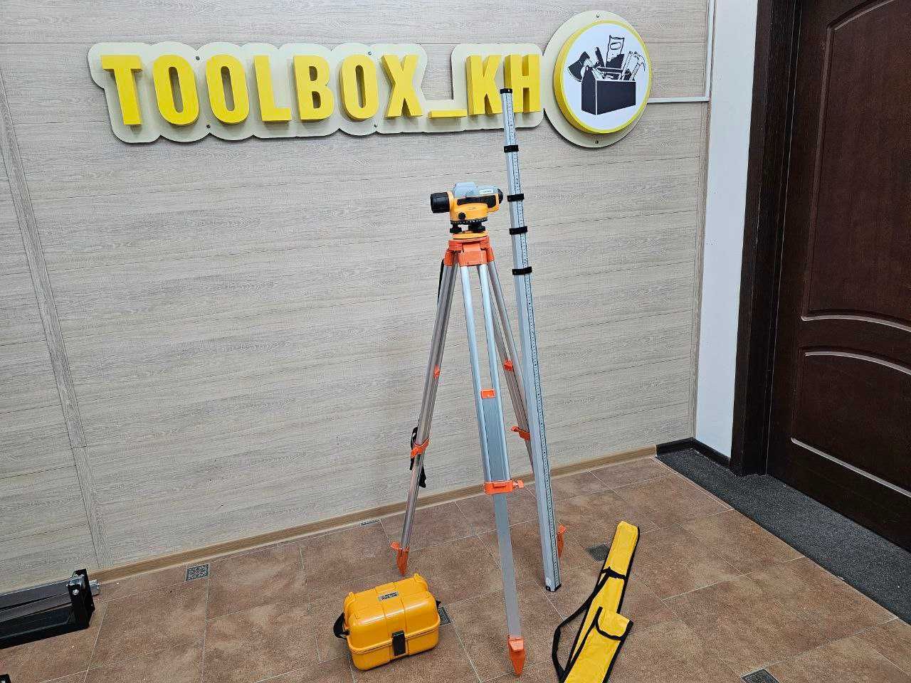 Точный Оптический нивелир SW-32A до 120м 32Х +5м Рейка +Штатив 1,65м