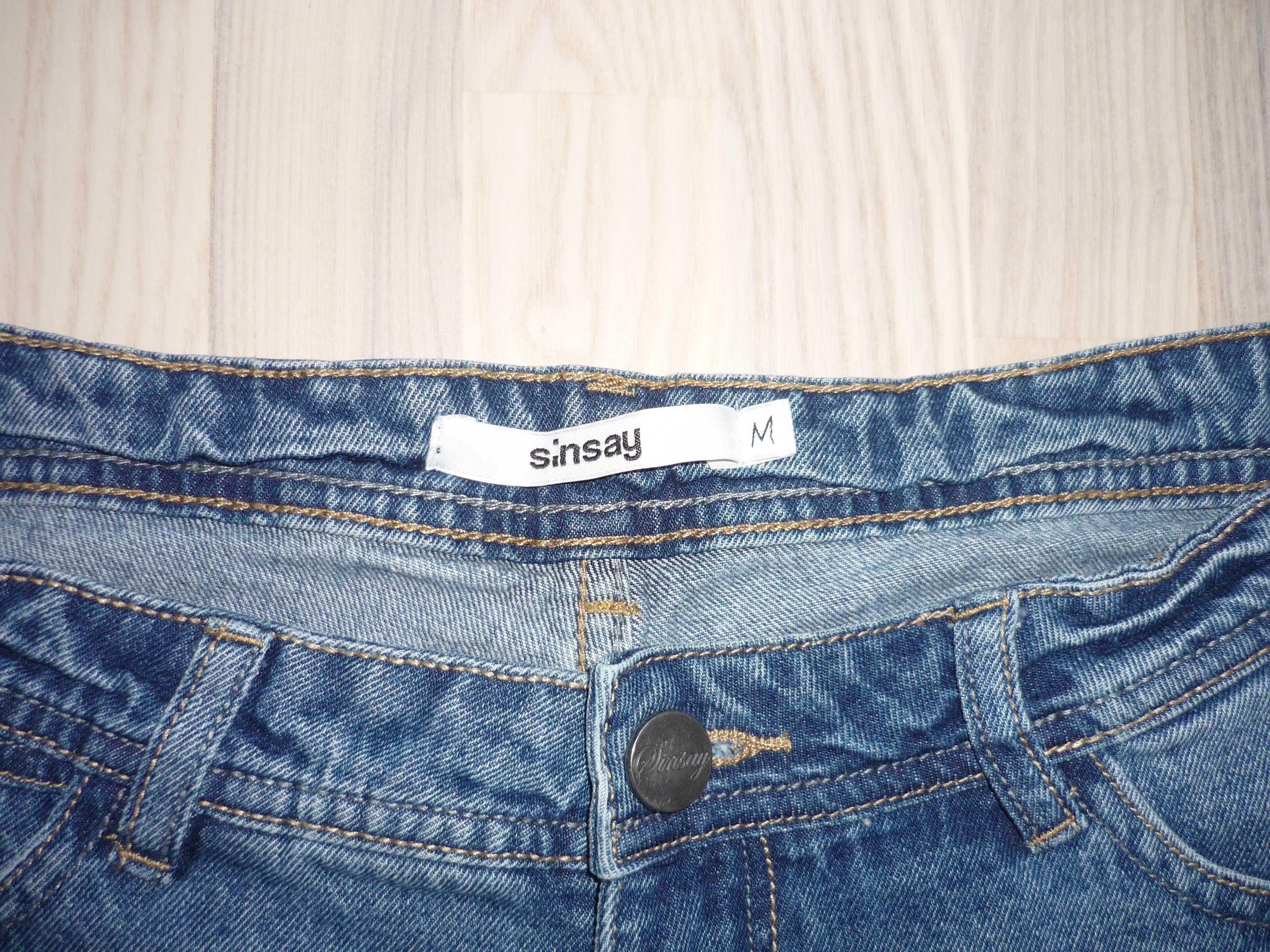 Krótkie jeansowe spodenki szorty roz. 38 M Sinsay