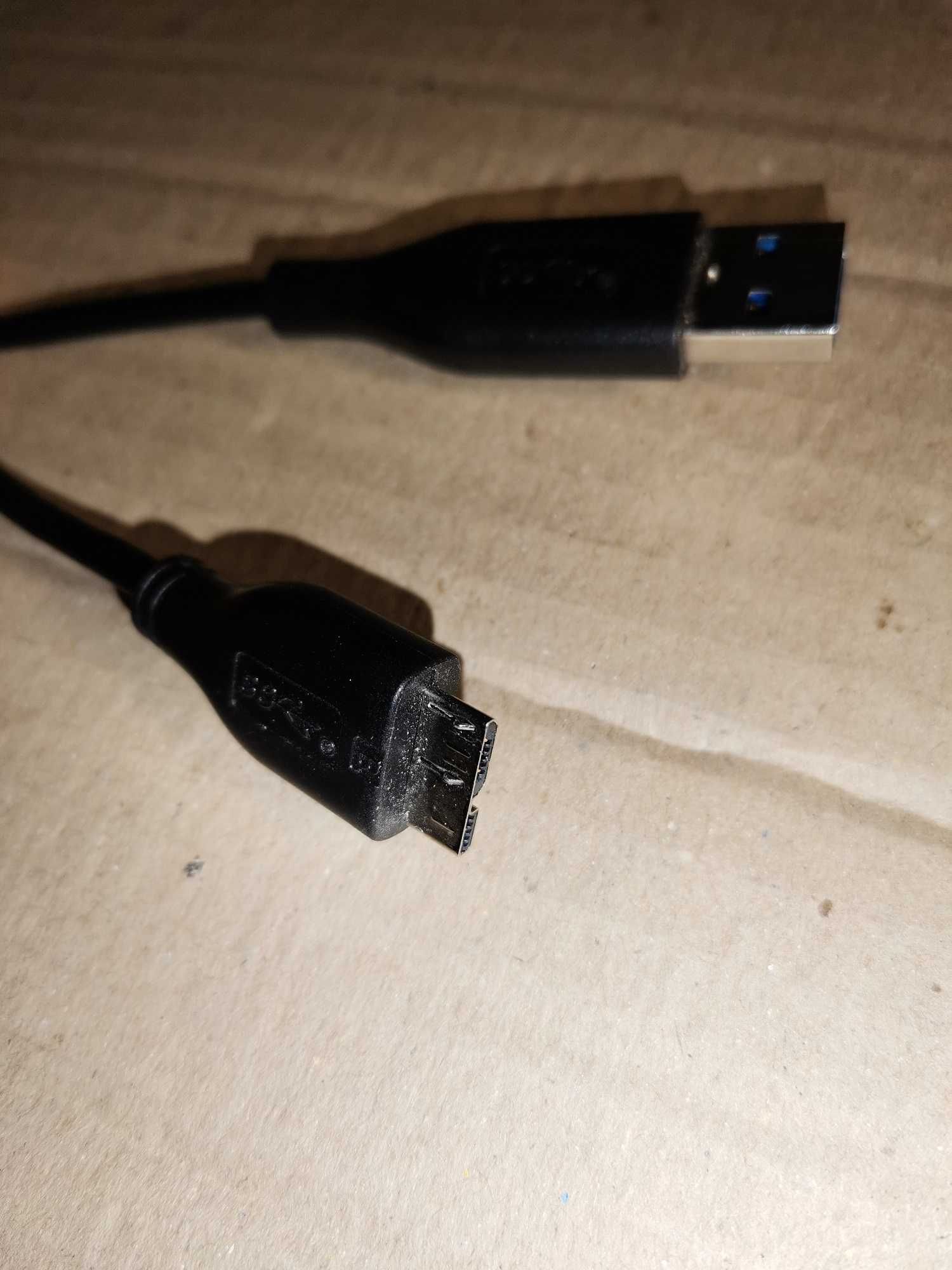 Кабель USB3.0 - для кішенькового miniSSD -micro-B 0,8м