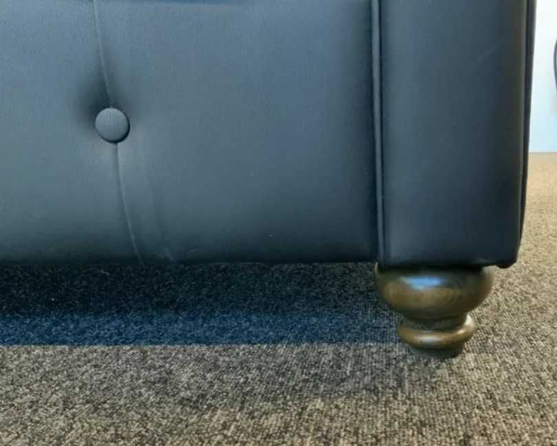 Zestaw 2-osobowa sofa + 2 x fotel + stolik kawowy/ zestaw do gabinetu