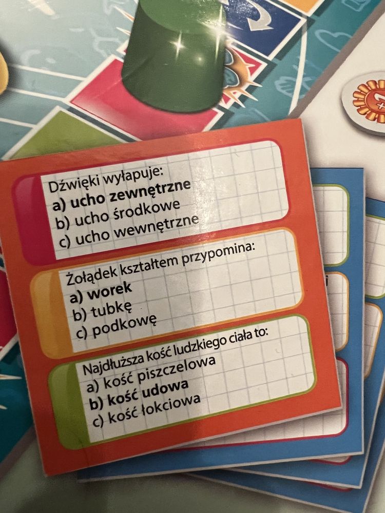 Quiz Ciało czlowieka I’m genius Gra 5-10 lat