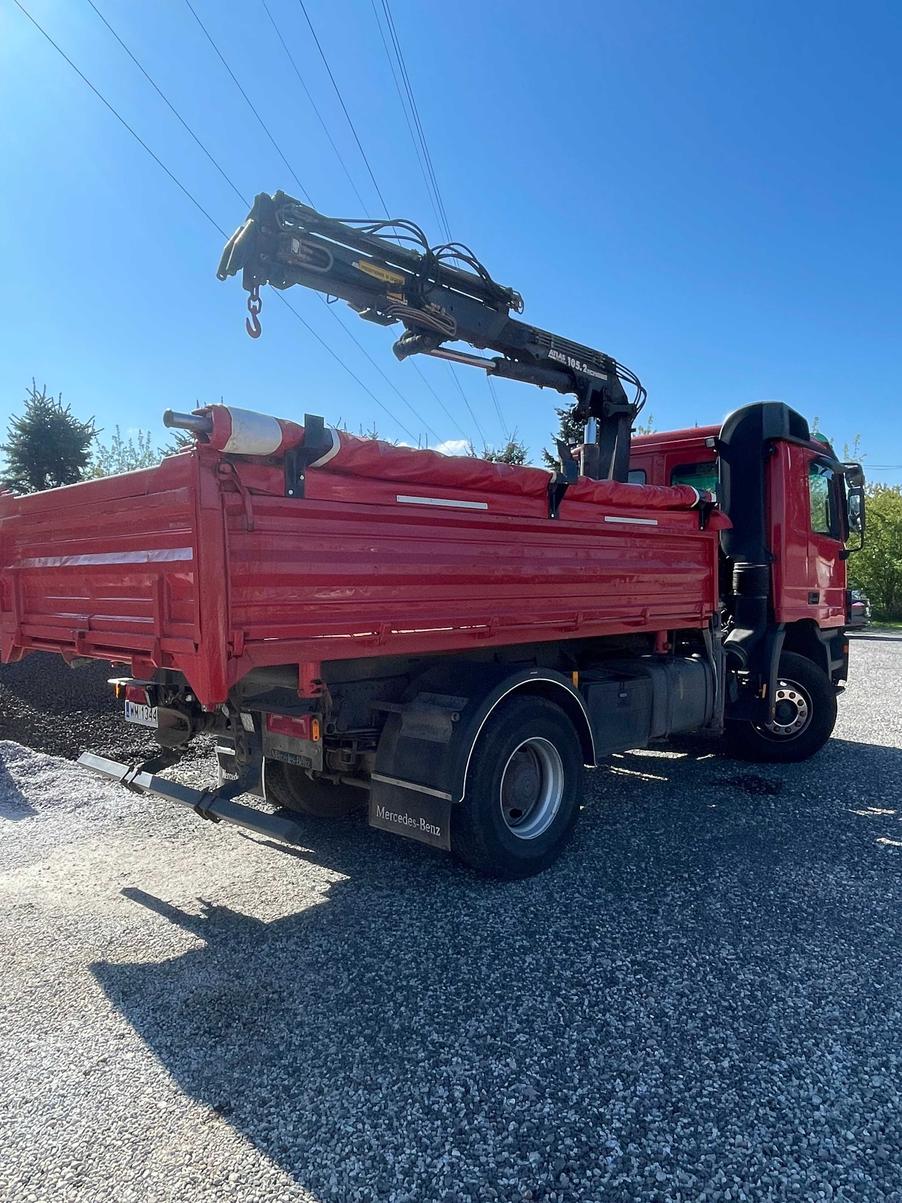 Mercedes Actros wywrotka Meiller HDS 350 tys.