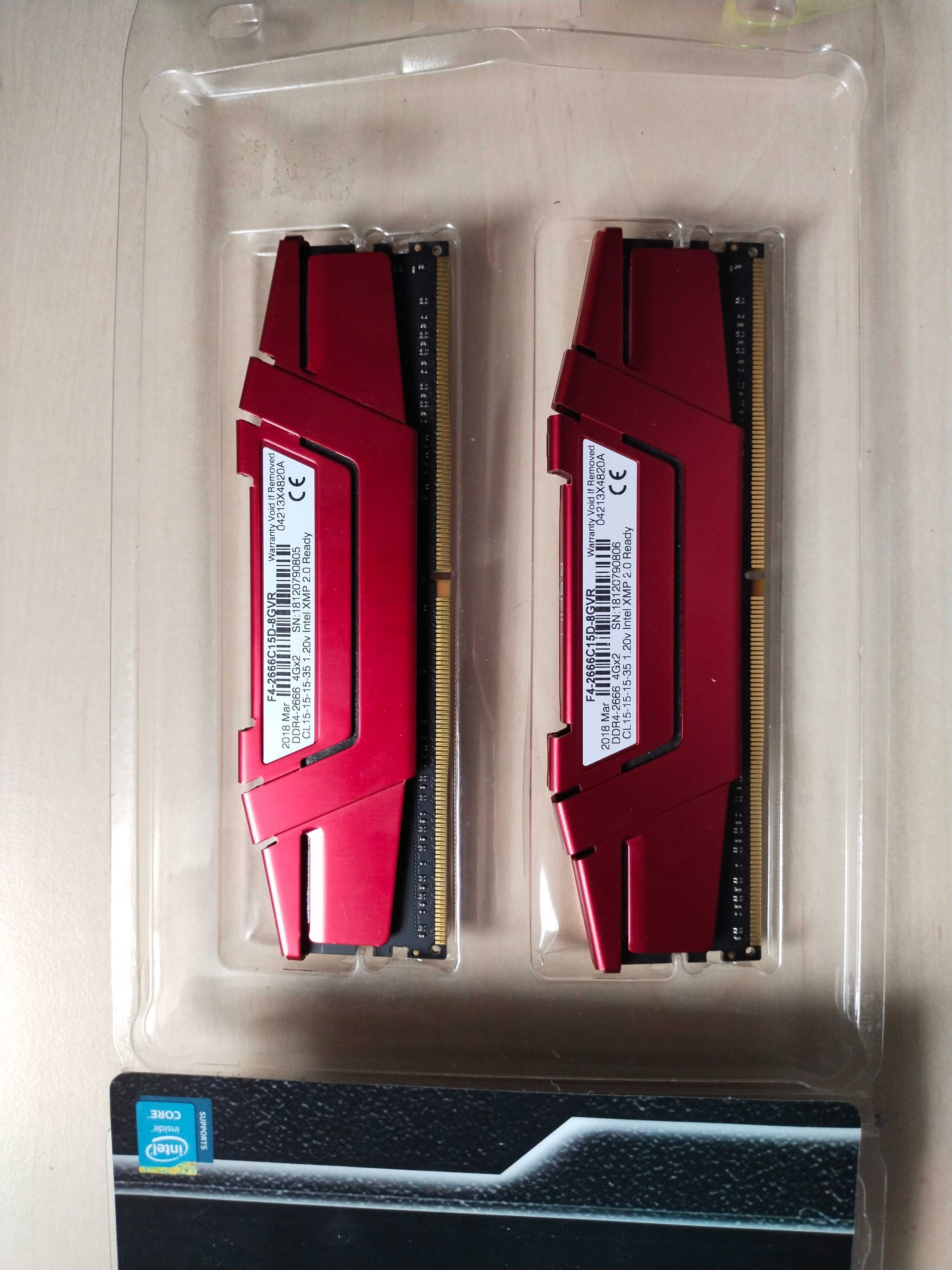 Оперативная память DDR4 8GB 2шт.