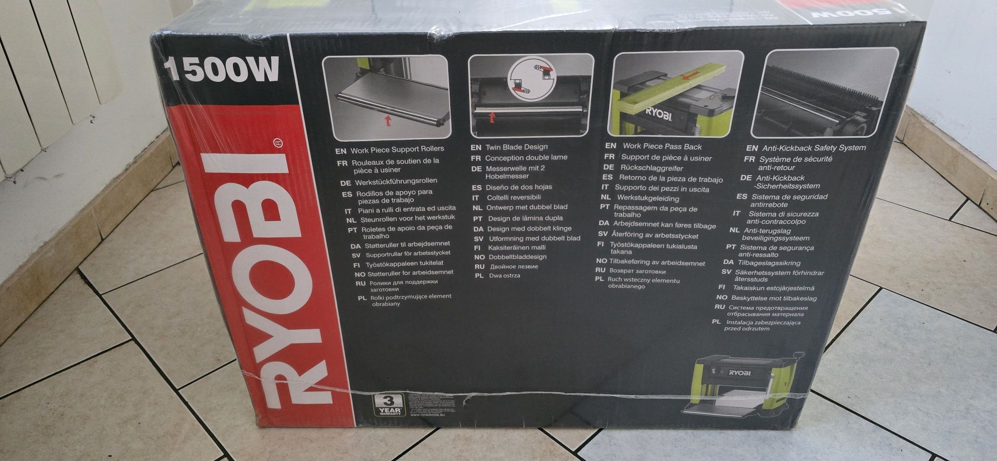 Heblarka, strugarka RYOBI