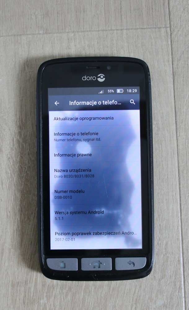Smartfon Doro Liberto 8030 dla seniora w cenie baterii BDA-2000A