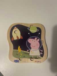 Puzzle drewniane ze sklejki peppa eichhorn