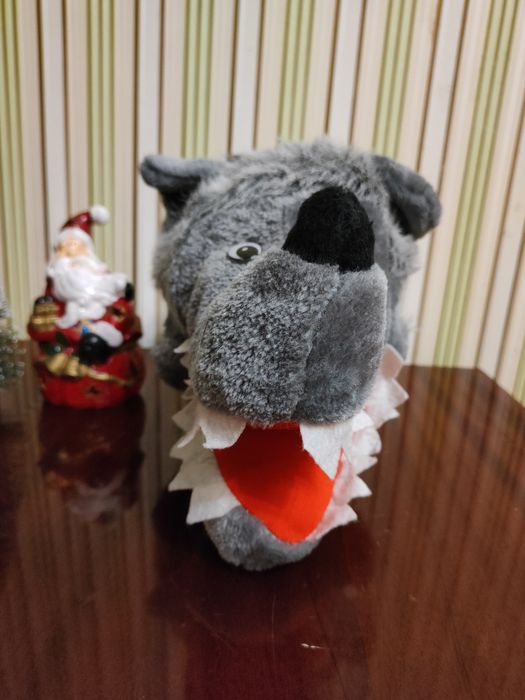 Новогодняя маска волка на утренник