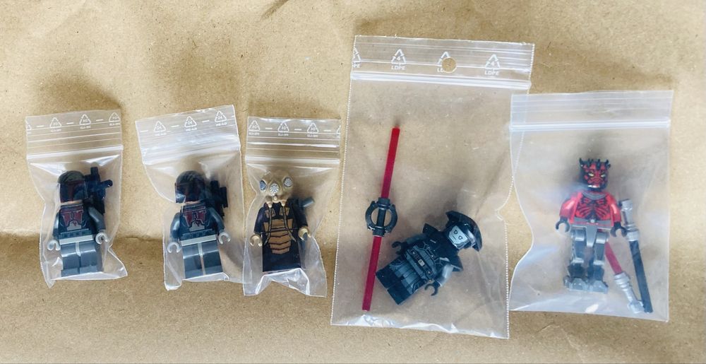 Conjunto minifiguras lego star wars