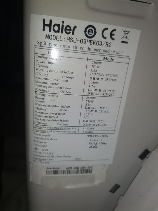 Ar condicionado em bom estado